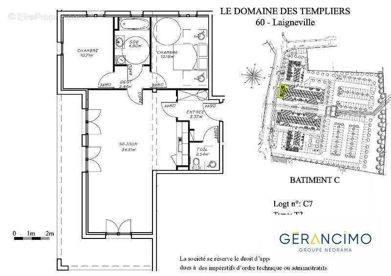 Appartement à LAIGNEVILLE