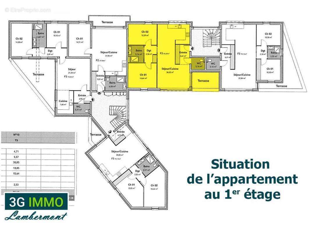 Appartement à VILLERS-LA-MONTAGNE