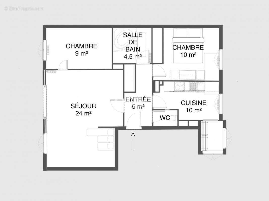 Appartement à MONTROUGE