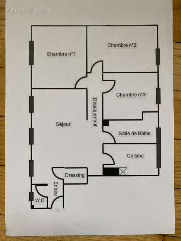 Appartement à BOIS-COLOMBES