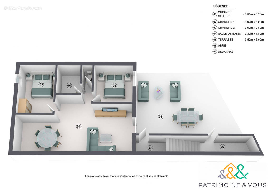 Projet Pan 3D - Appartement à BEAUCAIRE