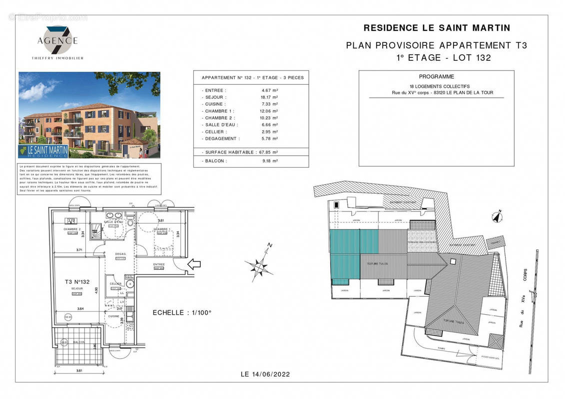 Appartement à PLAN-DE-LA-TOUR