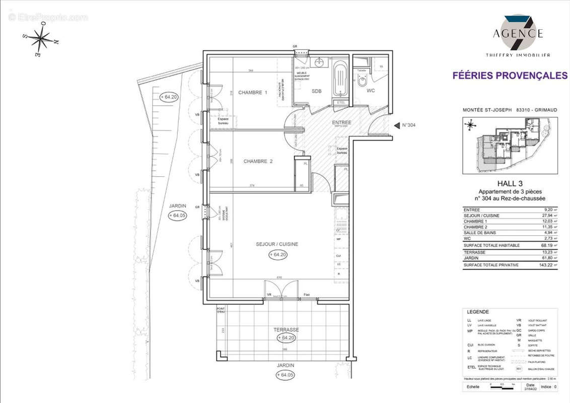 Appartement à GRIMAUD