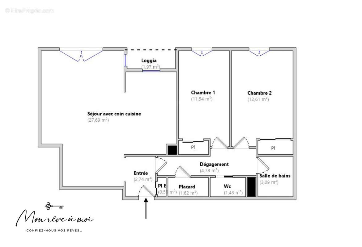 Appartement à RUEIL-MALMAISON