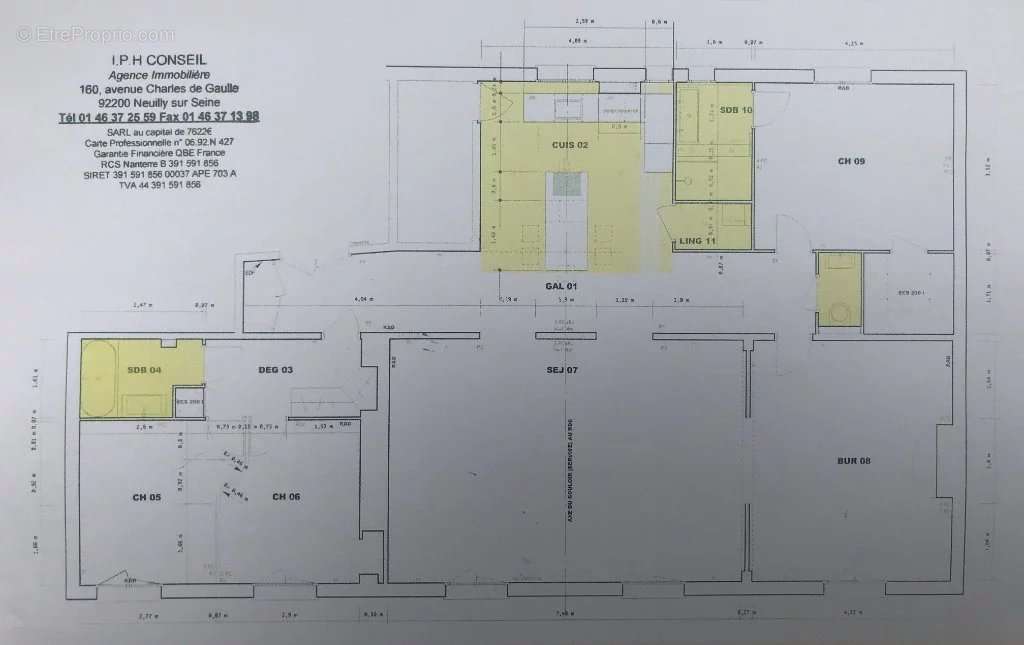 Appartement à NEUILLY-SUR-SEINE