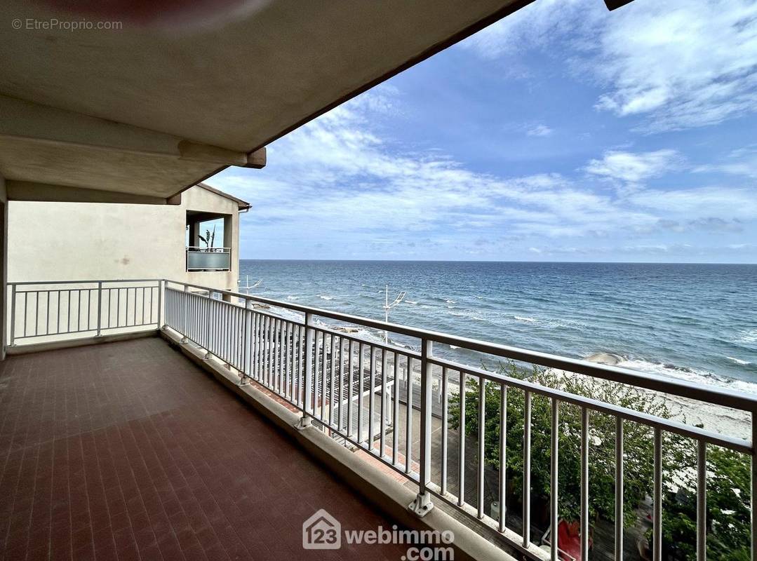 Une vue splendide depuis la terrasse et le T2 - Appartement à SAN-NICOLAO