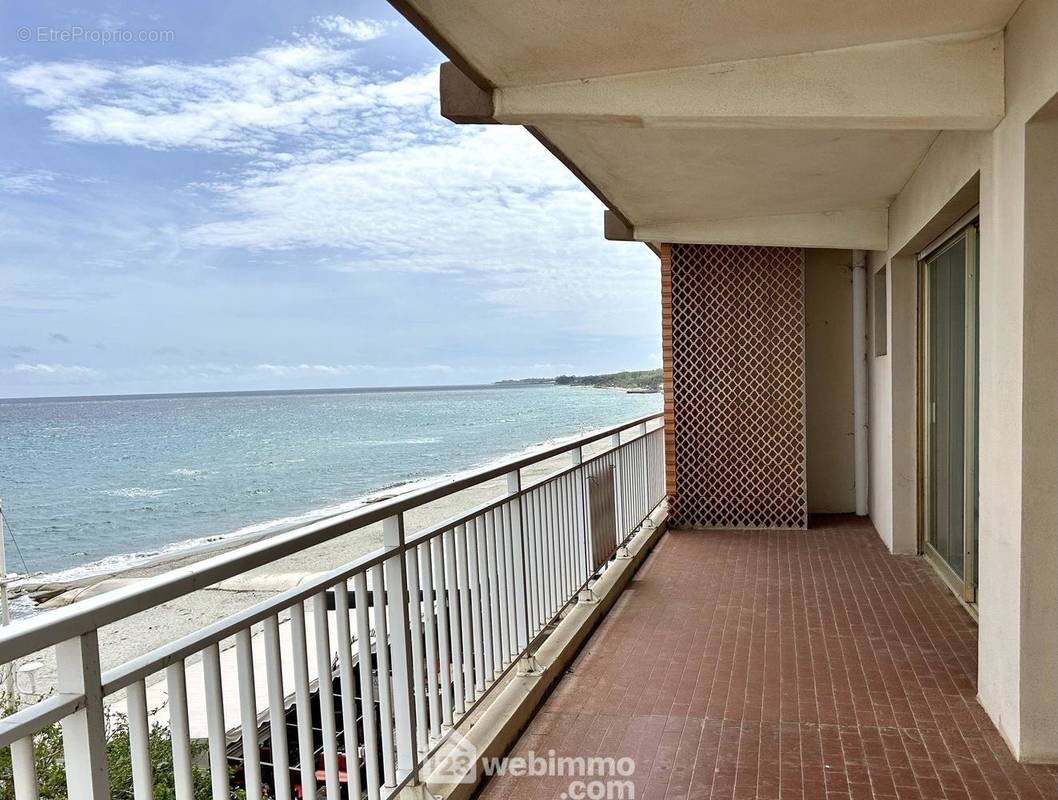 Moriani plage T1 avec vue mer et terrasse - Appartement à SAN-NICOLAO