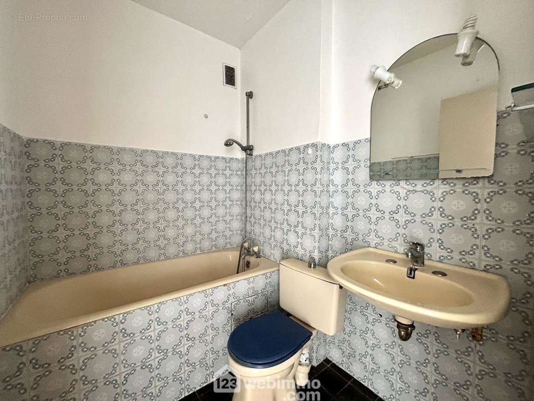 Salle de bains avec wc - Appartement à SAN-NICOLAO