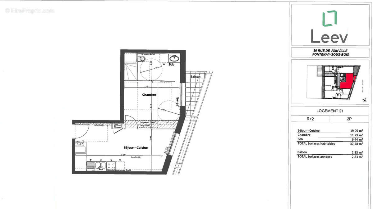 Appartement à FONTENAY-SOUS-BOIS