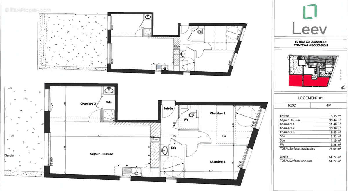 Appartement à FONTENAY-SOUS-BOIS