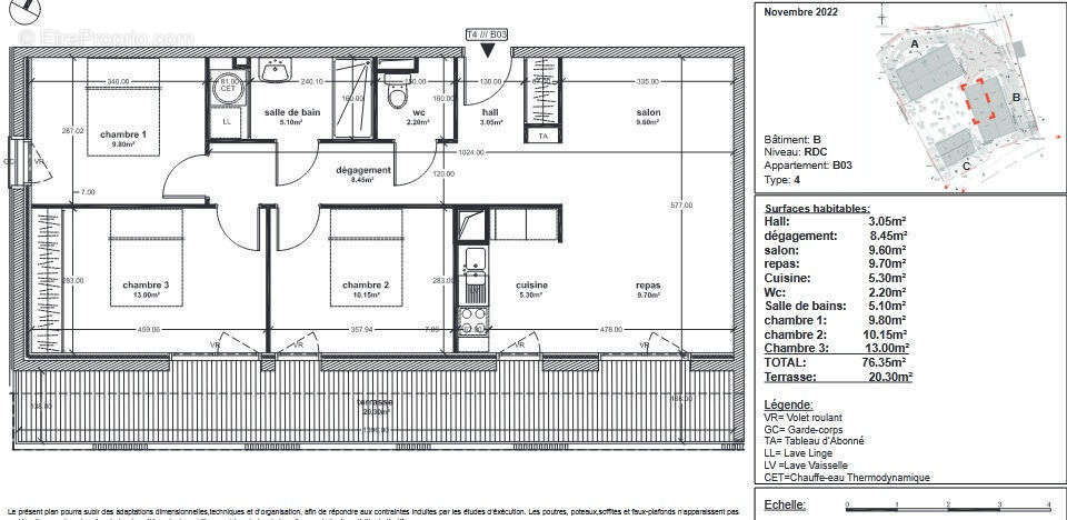 Appartement à LES PENNES-MIRABEAU