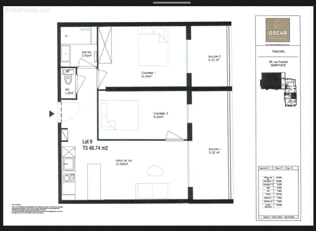 Appartement à NICE