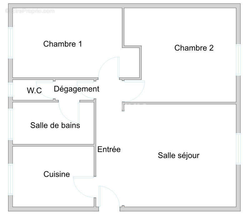 Appartement à ROMAINVILLE