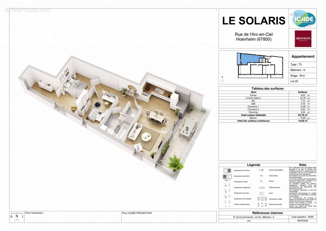 Appartement à HOENHEIM