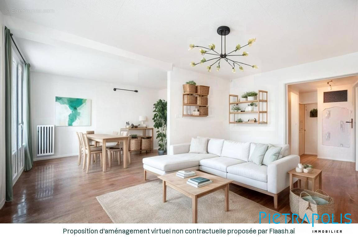 Pièce de vie - Appartement à VENISSIEUX