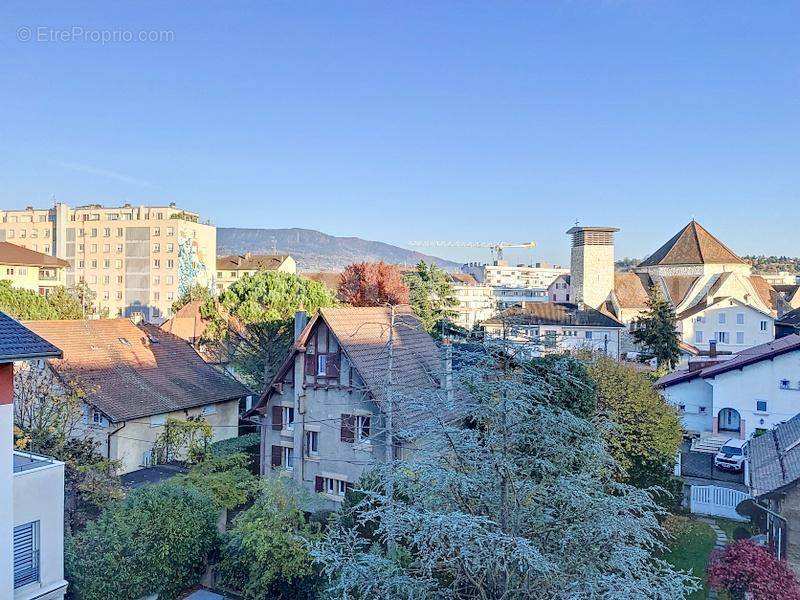 Appartement_T2_Annemasse_hyper_centre__proche_frontieres_Suisse_Commerces_Ecoles_Bus_Voie_Verte_Ceva_Tram_Gare_Cuisine_Séjour_vue_ - Appartement à ANNEMASSE