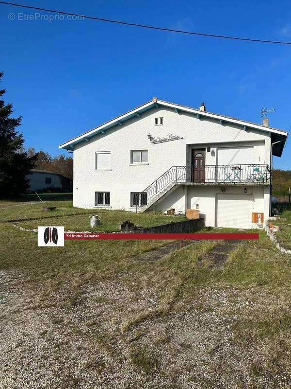 Maison à CABANAC-ET-VILLAGRAINS