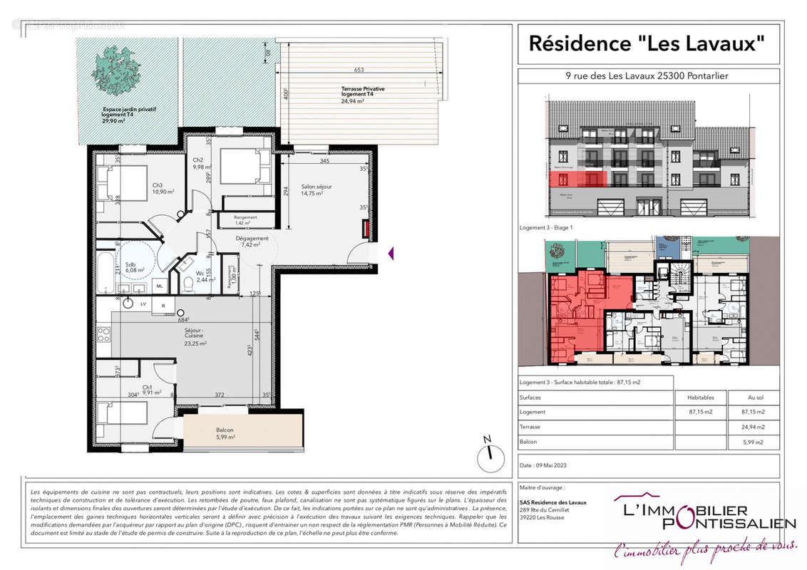 Appartement à PONTARLIER