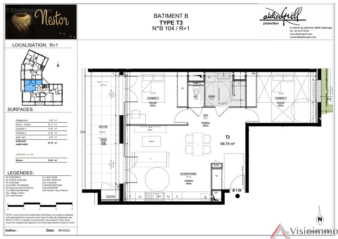 Appartement à SASSENAGE