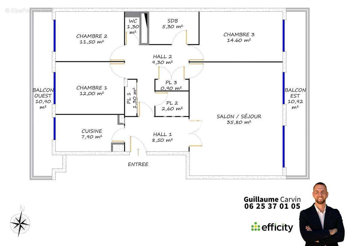 Appartement à MARSEILLE-4E