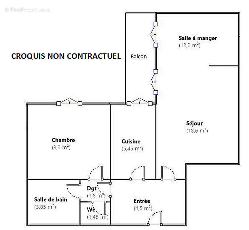 Appartement à COURBEVOIE