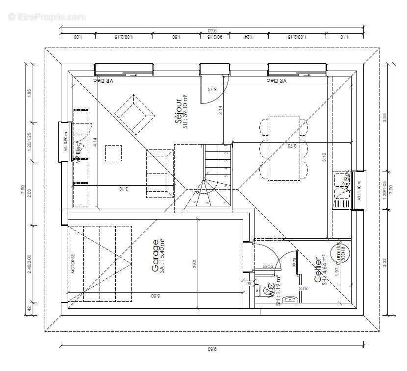 Maison à BONNEFAMILLE