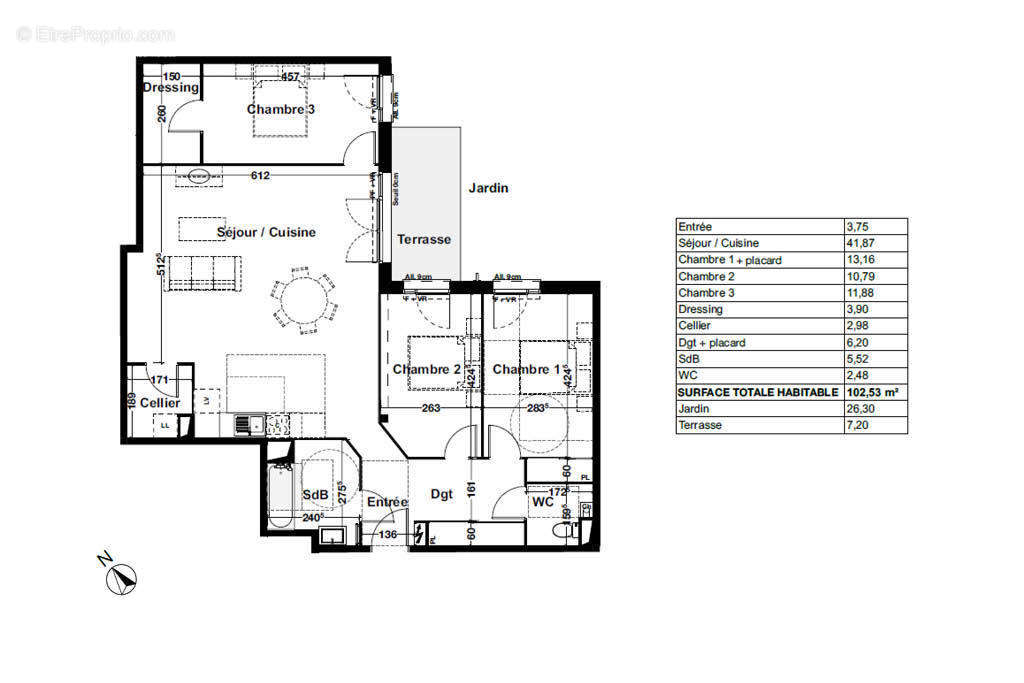 Appartement à SAINT-LOUBES