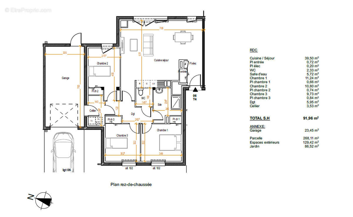 Appartement à YVRE-L&#039;EVEQUE