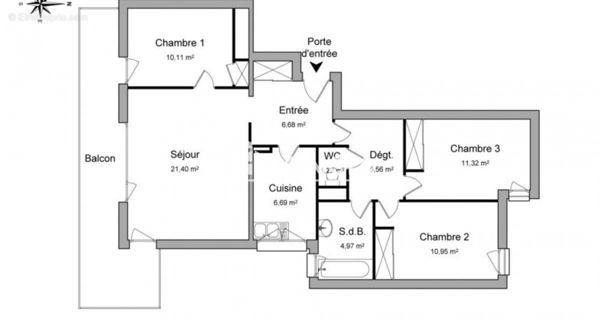 Appartement à COLOMBES