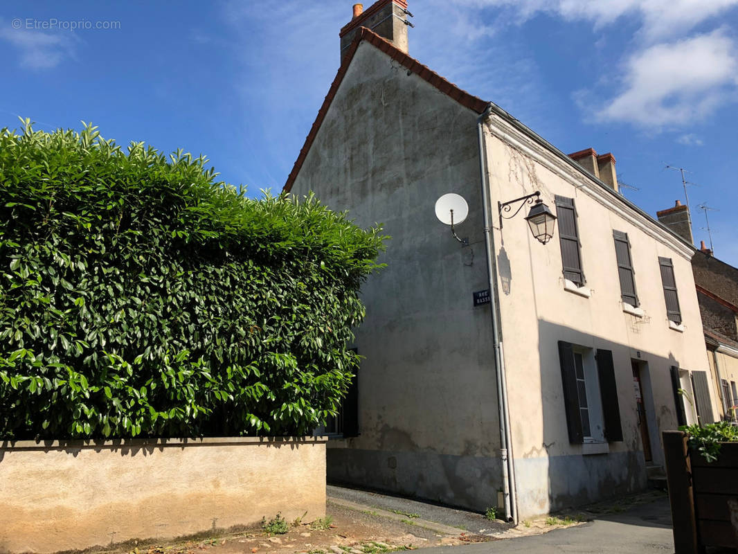 Maison La Châtre, vue de la rue - Maison à LA CHATRE