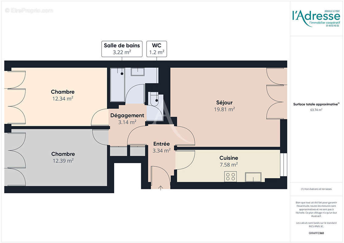 Appartement à SAINT-MAUR-DES-FOSSES