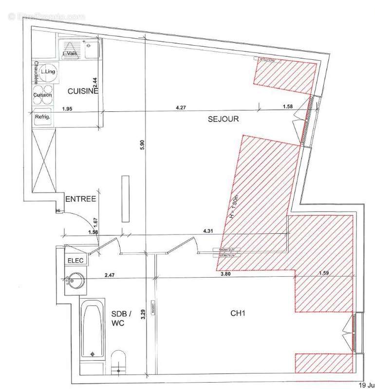 Appartement à SAINTE-GENEVIEVE-DES-BOIS