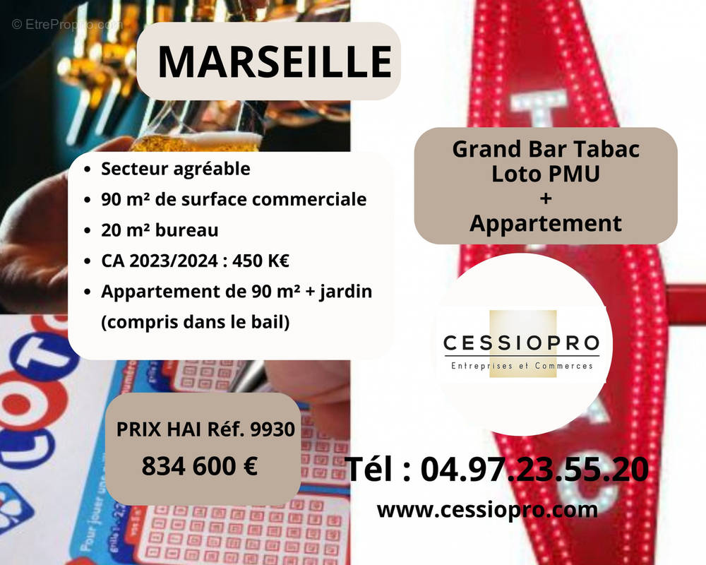 Commerce à MARSEILLE-4E