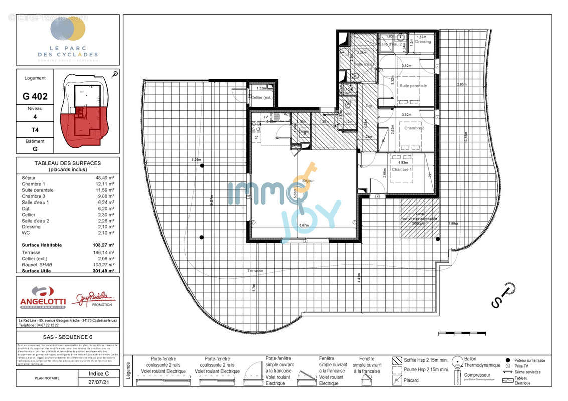 Appartement à SERIGNAN