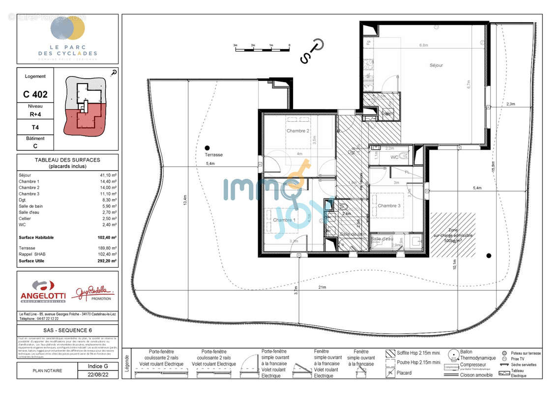 Appartement à SERIGNAN