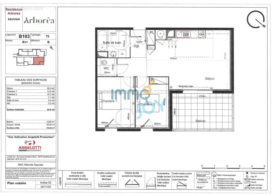 Appartement à SAUVIAN