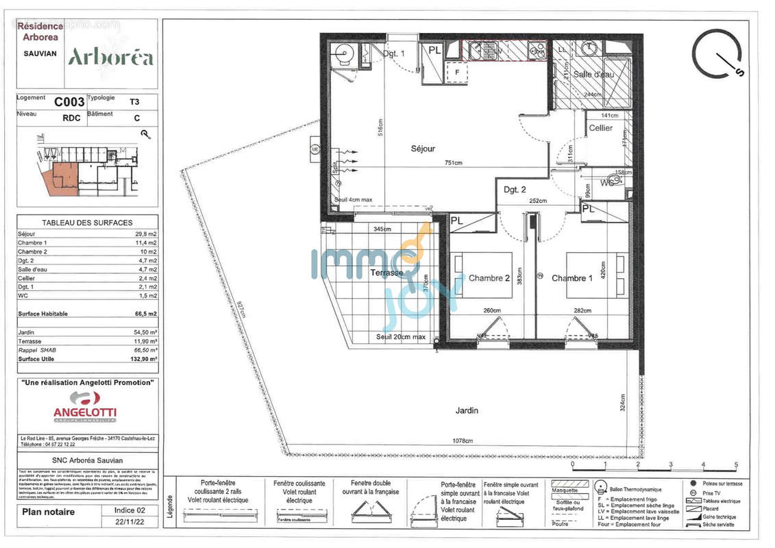 Appartement à SAUVIAN