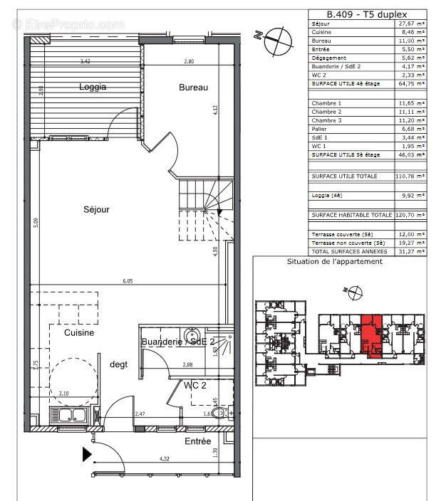 Appartement à FORT-DE-FRANCE