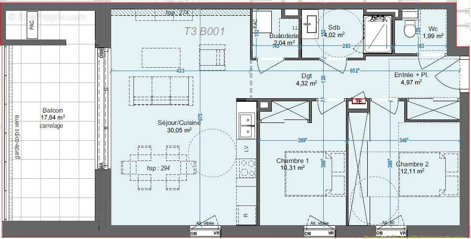 Appartement à LUZINAY