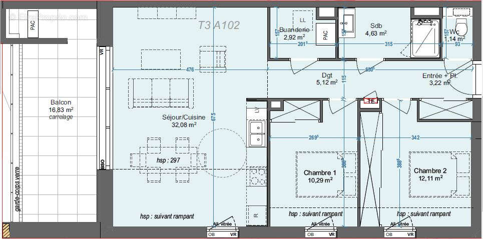 Appartement à LUZINAY