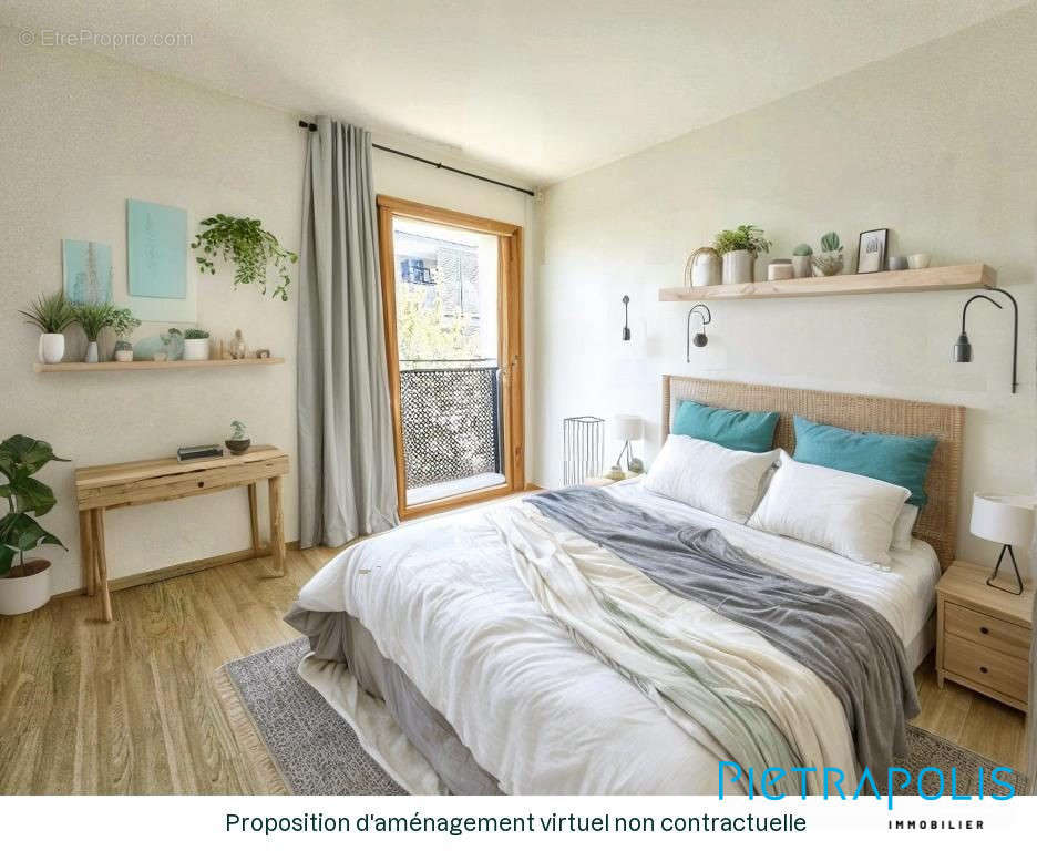 Proposition d&#039;aménagement chambre 1 - Appartement à SAINT-PRIEST