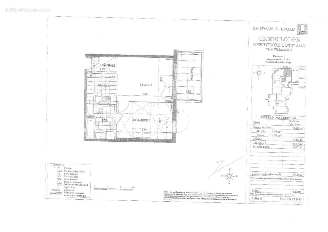 Appartement à VILLEPREUX