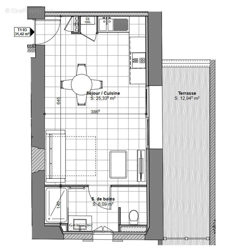 Appartement à SAINT-JEOIRE