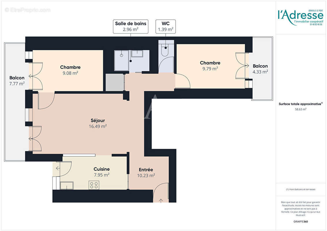 Appartement à CHAMPIGNY-SUR-MARNE