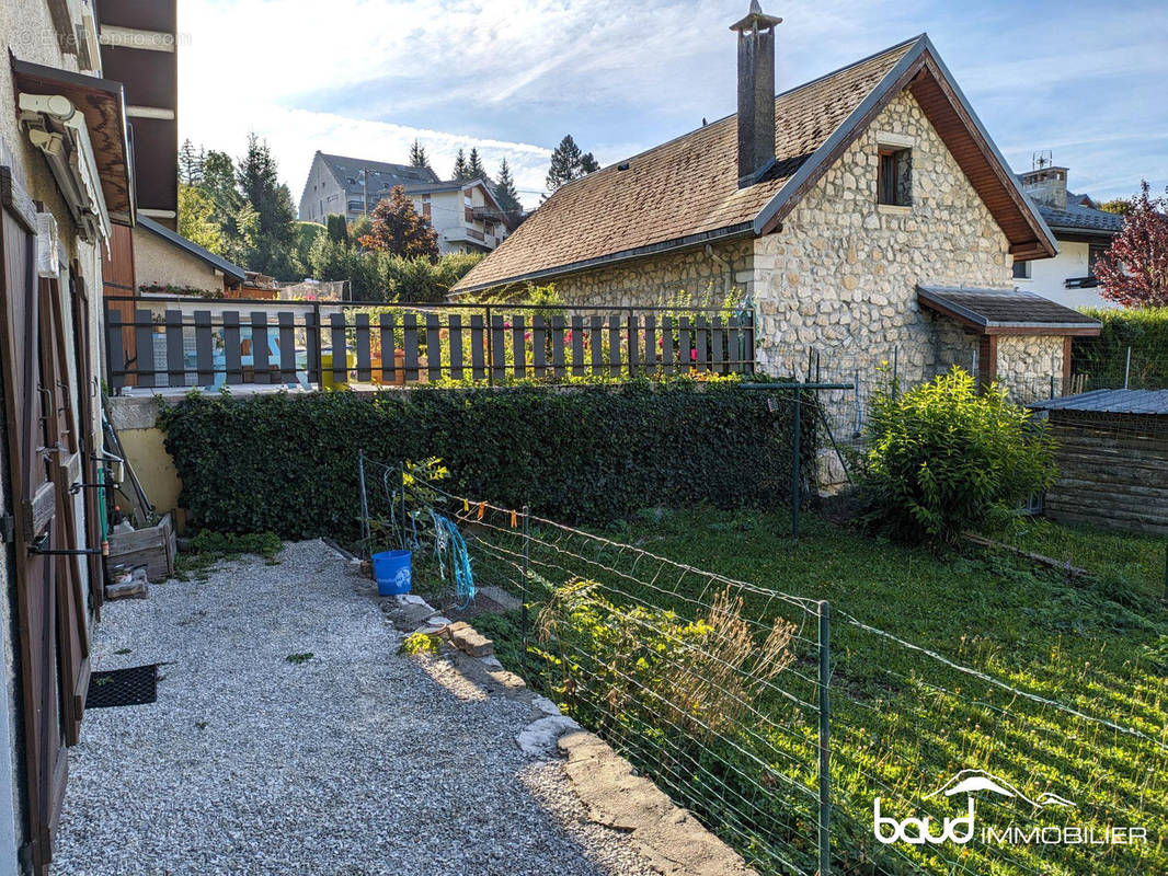 vue de la terrasse et jardin - Maison à VILLARD-DE-LANS