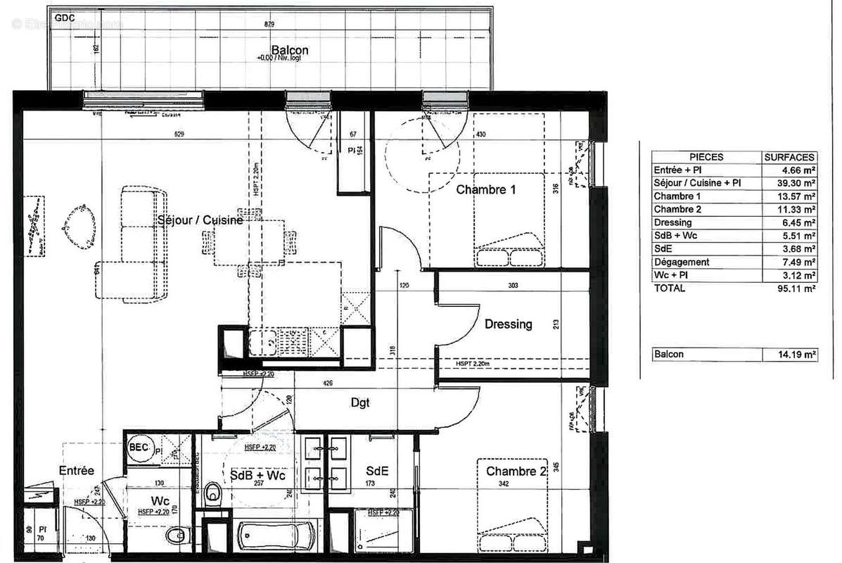 Appartement à PLENEUF-VAL-ANDRE