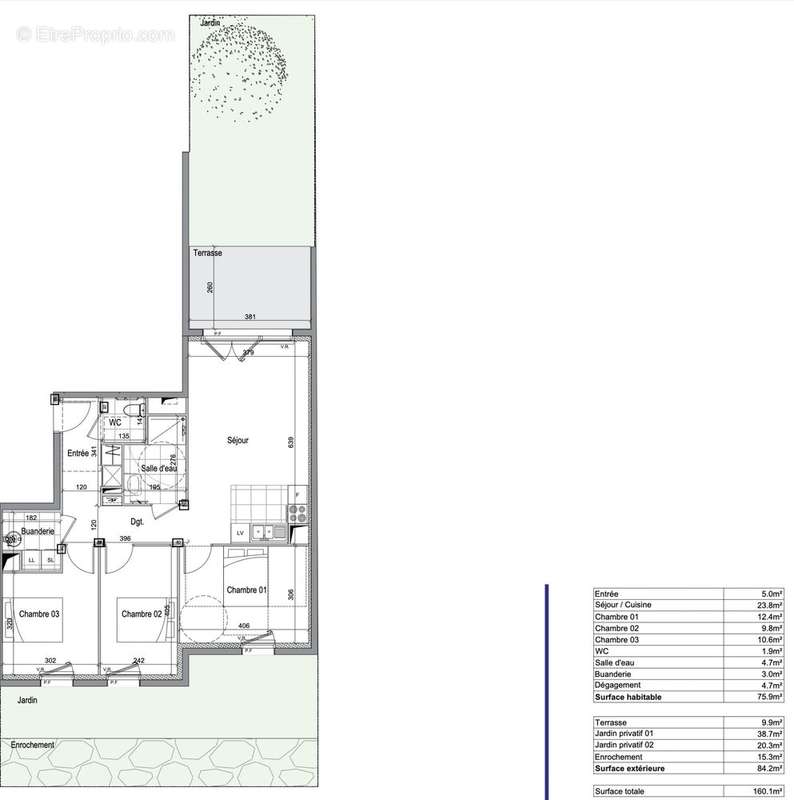 Appartement à PLENEUF-VAL-ANDRE