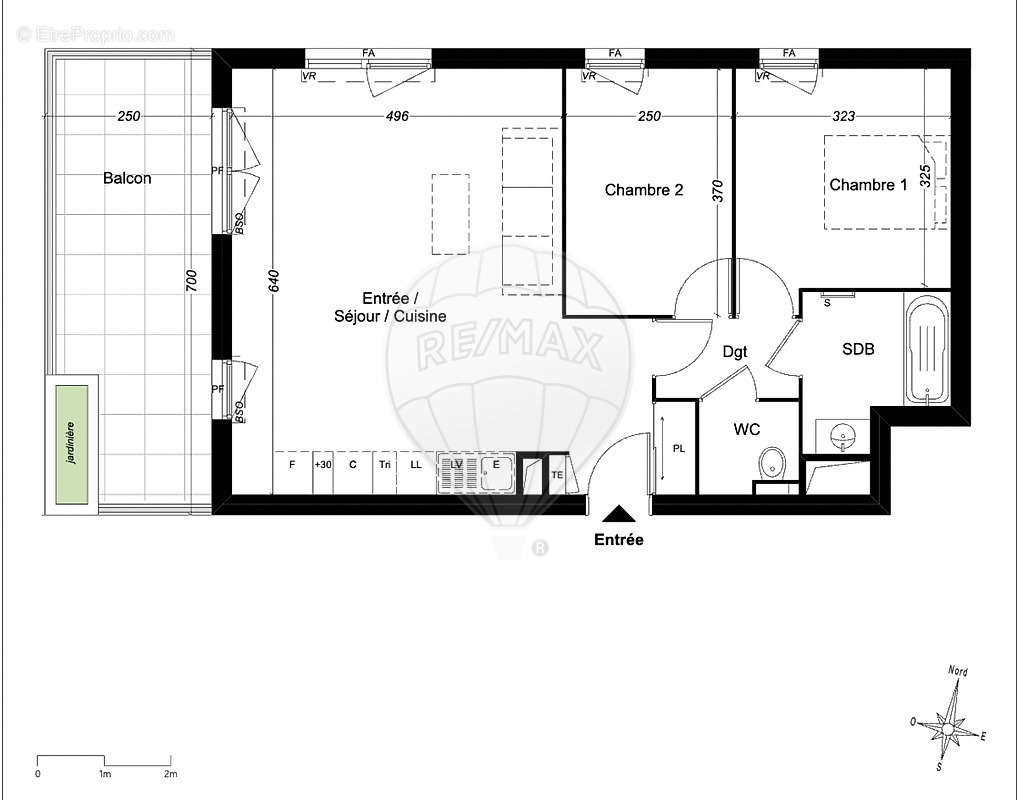 Appartement à SAINT-LAURENT-DU-VAR