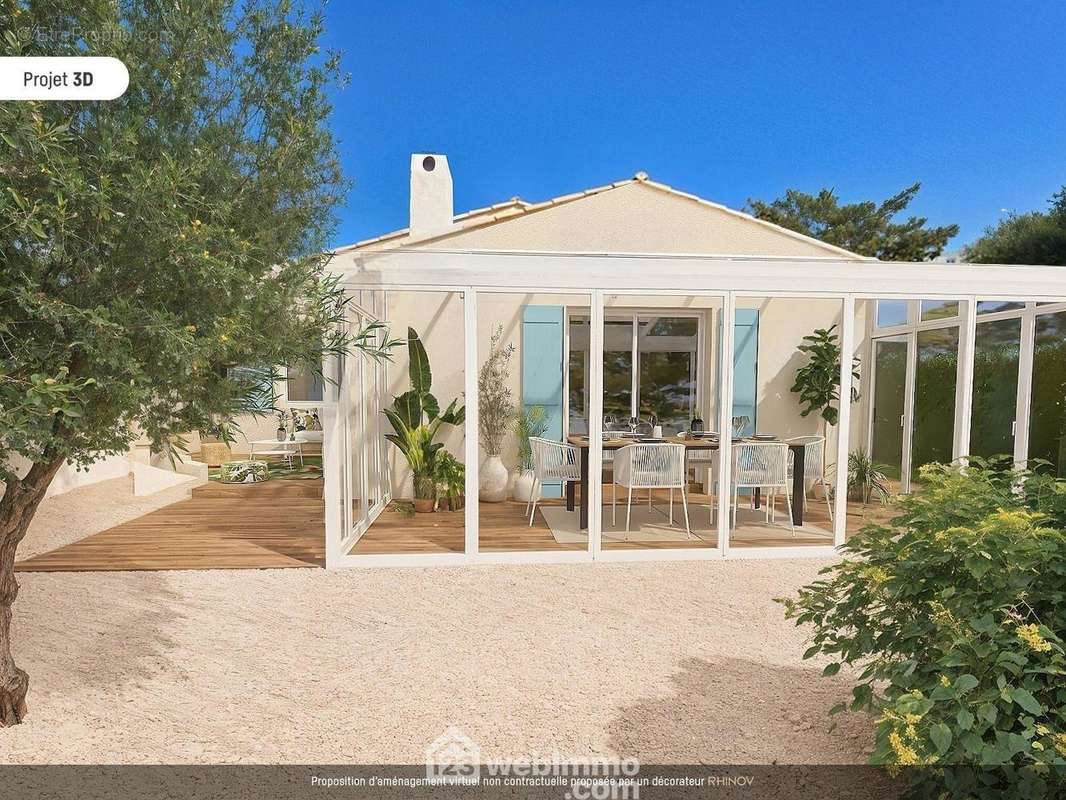 Projet d&#039;aménagement d&#039;une veranda - Maison à SAINTE-MAXIME