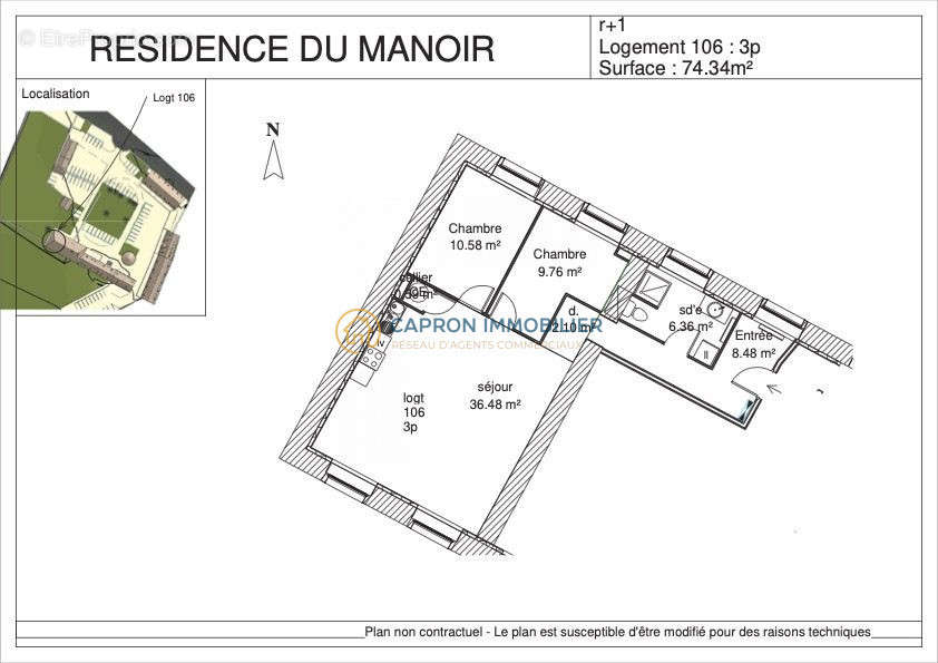 Appartement à GRISY-LES-PLATRES